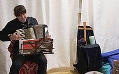 Aufführung mit Schauspieler Christoph Kopp
